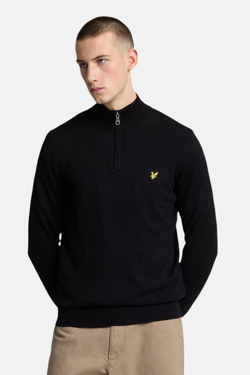 Pull met rolkraag - zwart