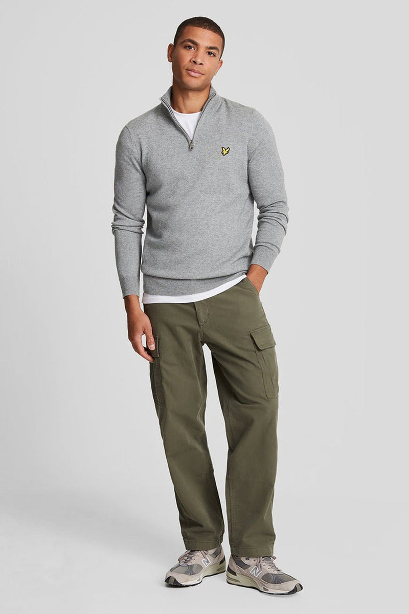 Pull à col roulé - gris