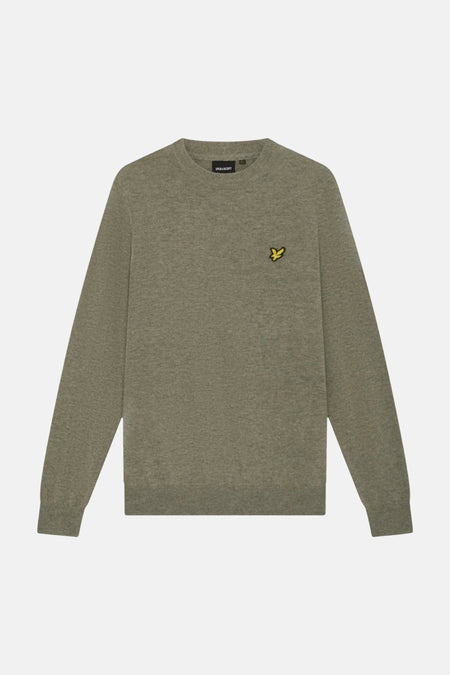 Pull col rond beige - LYLE & SCOTT