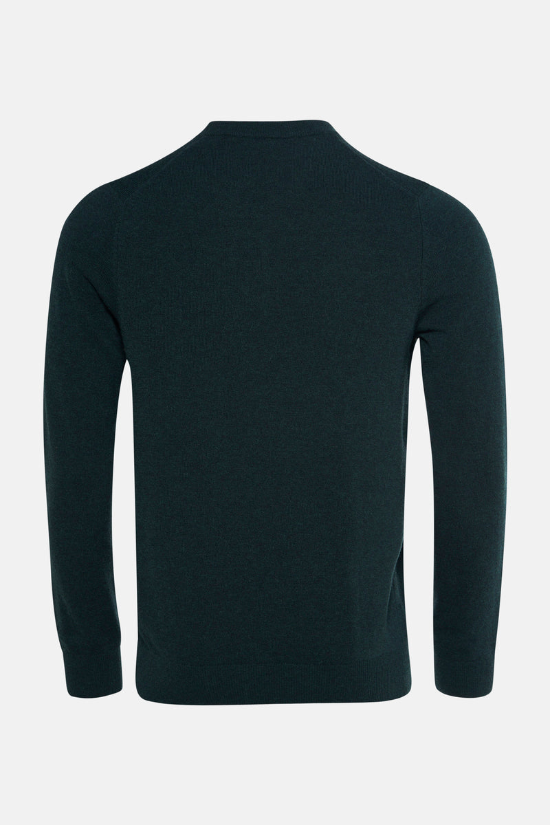 Pull met ronde hals - Groen