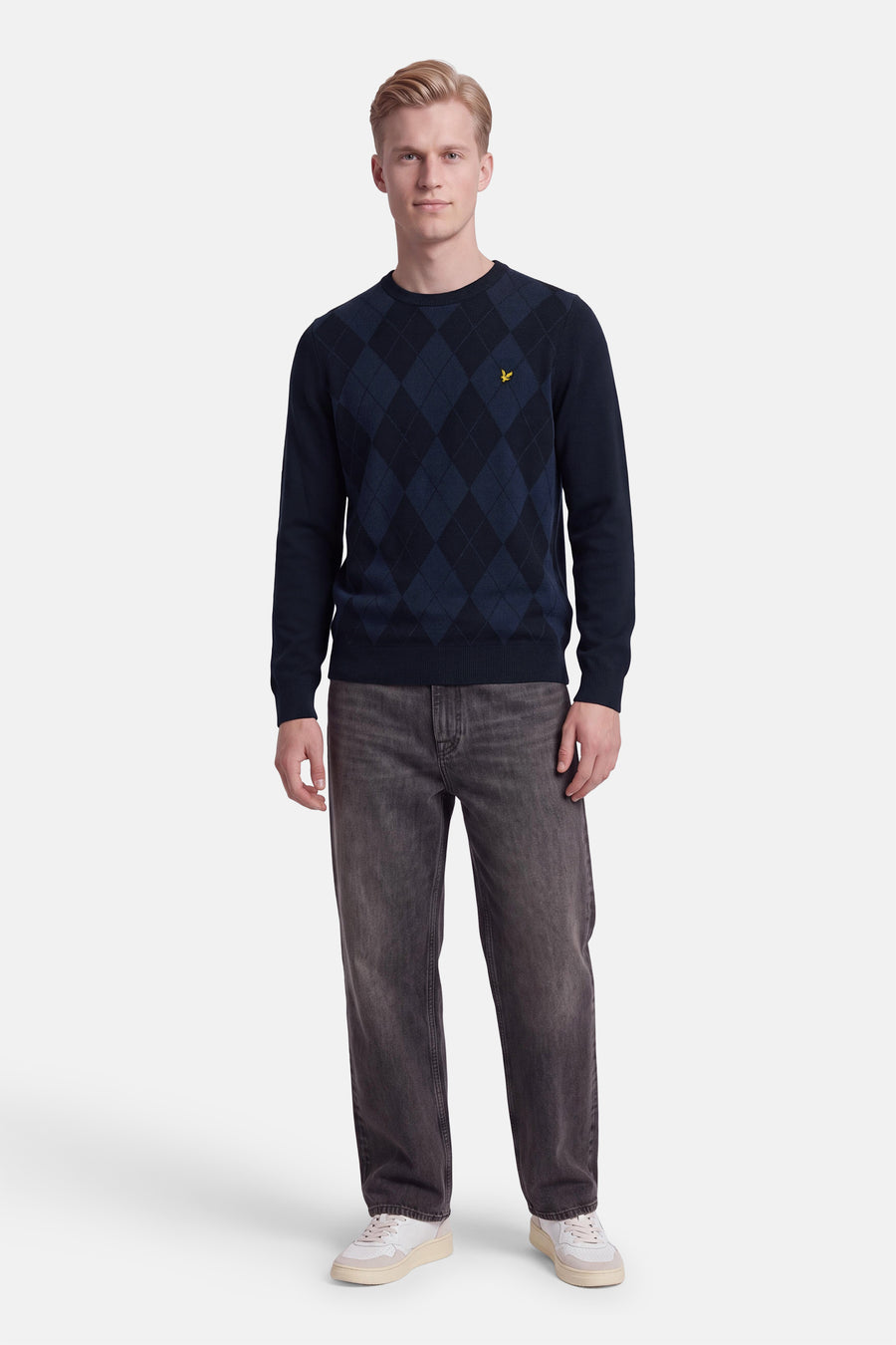 Pull O-hals - blauw