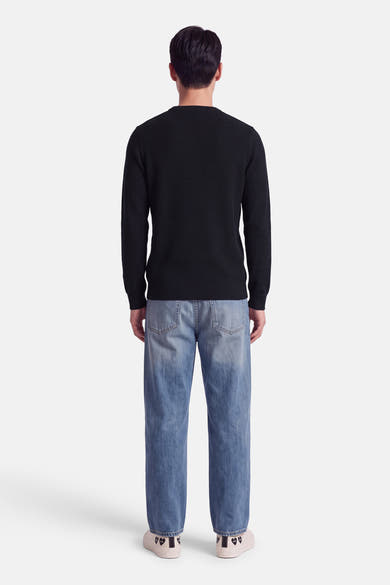 Pull O-hals - blauw