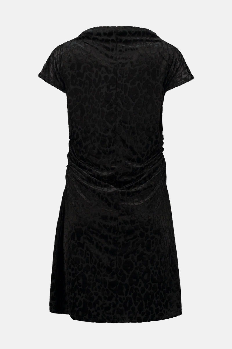 Kleedje met korte mouwen - zwart