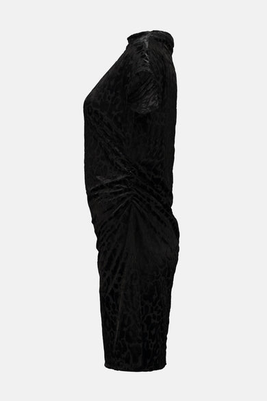 Kleedje met korte mouwen - zwart