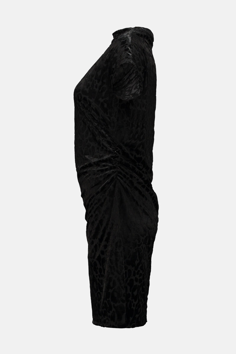 Kleedje met korte mouwen - zwart