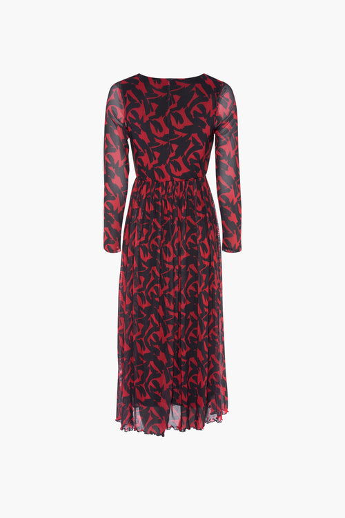 Robes à manches longues - rouge