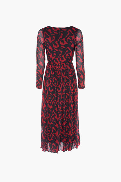 Robes à manches longues - rouge