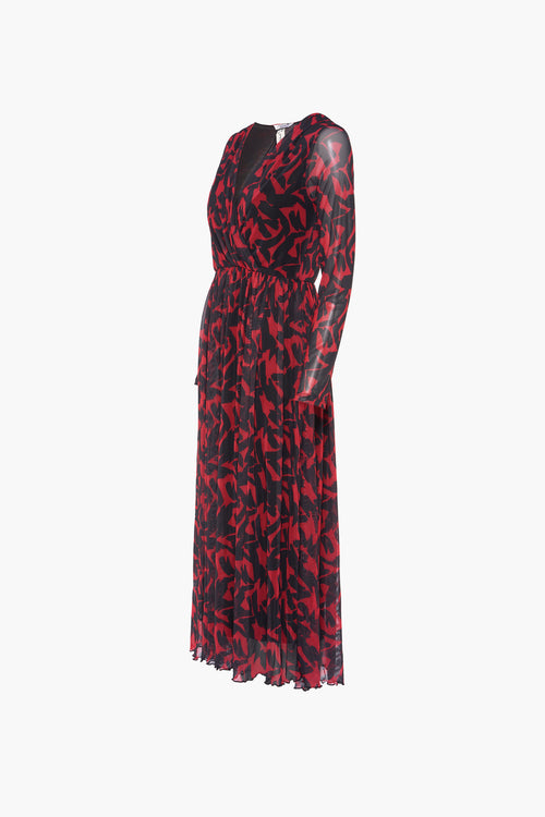 Robes à manches longues - rouge