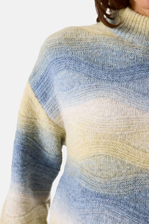 Trui met ronde hals multicolor - GARCIA