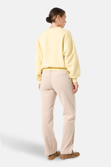 Sweater met ronde hals geel - GARCIA