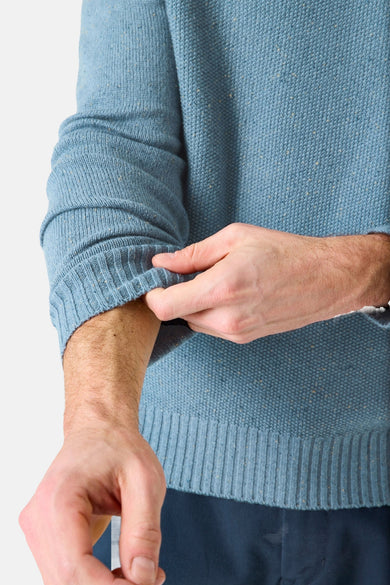 Trui met ronde hals blauw - GARCIA