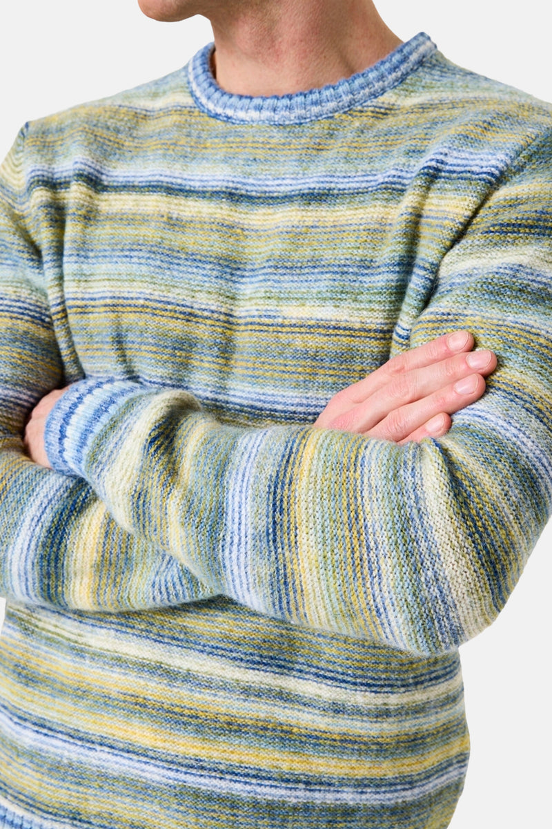 Trui met ronde hals geel - GARCIA