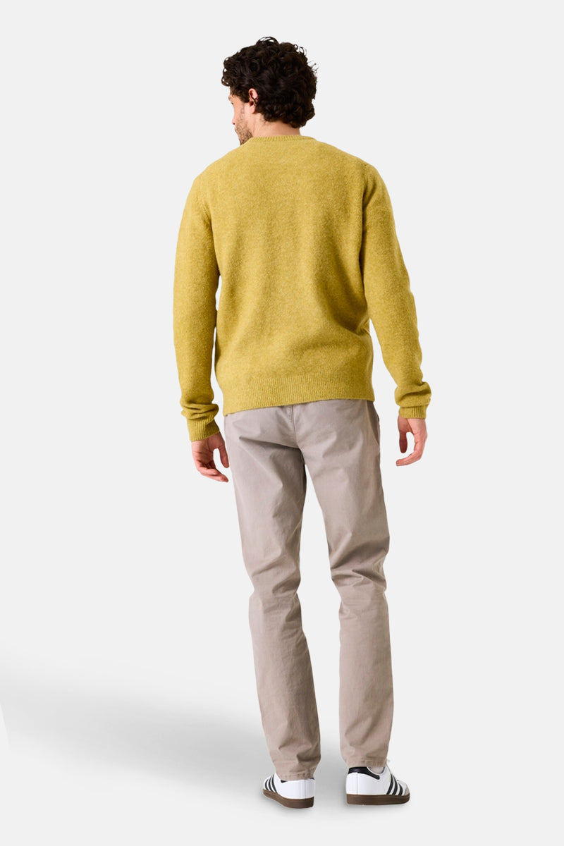 Trui met ronde hals geel - GARCIA