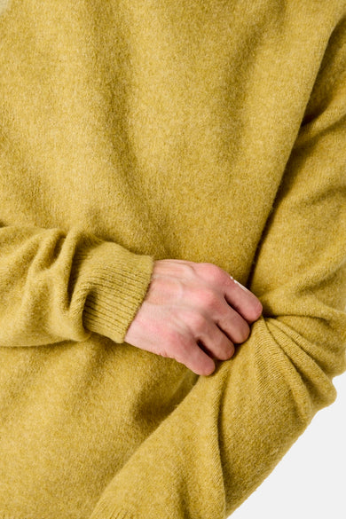 Trui met ronde hals geel - GARCIA