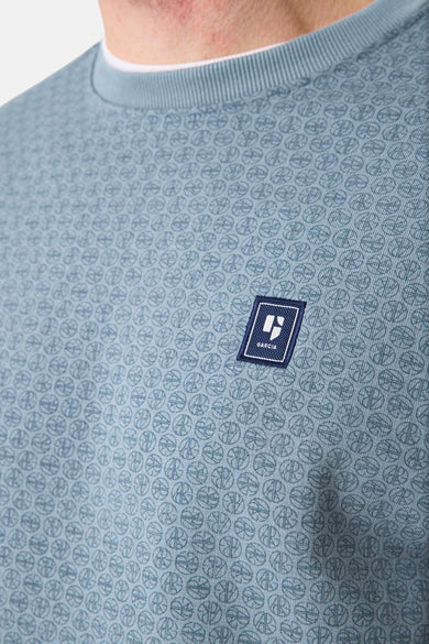 Sweater met ronde hals blauw - GARCIA