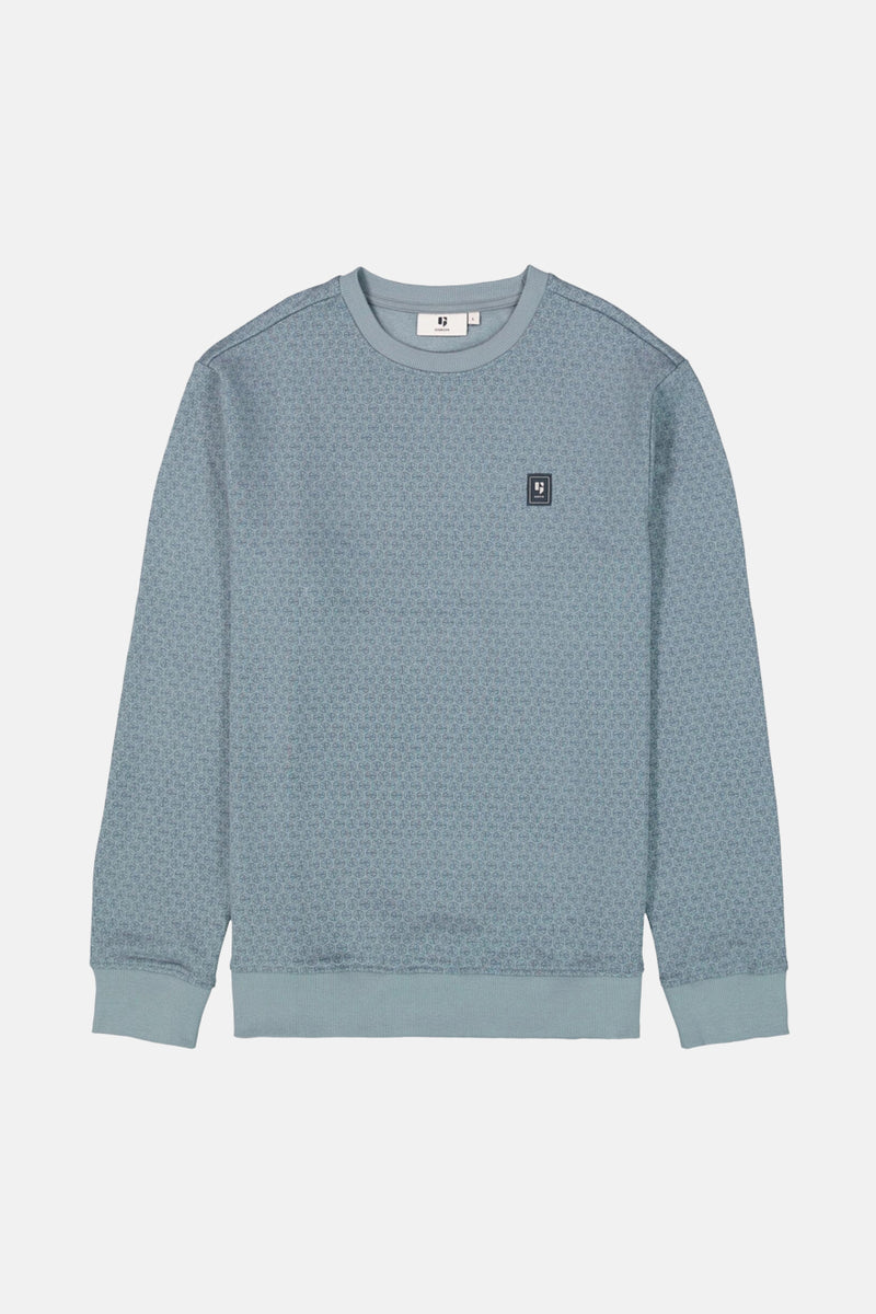Sweater met ronde hals blauw - GARCIA
