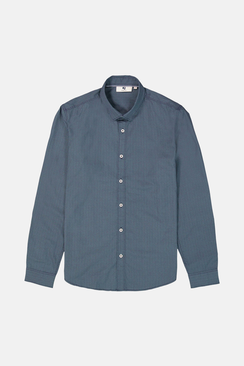 Hemd (lange mouwen) blauw - GARCIA
