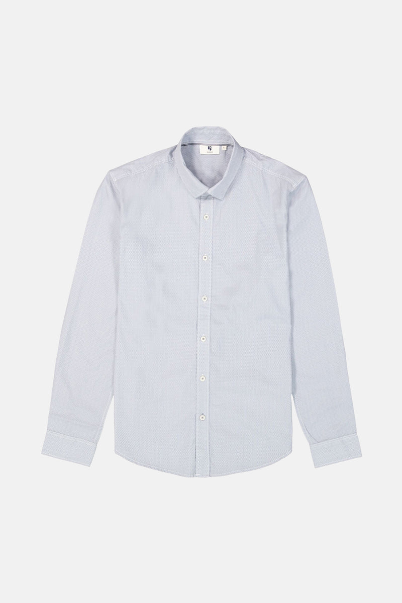 Hemd (lange mouwen) blauw - GARCIA