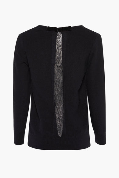Pull col V Noir - Molly Bracken
