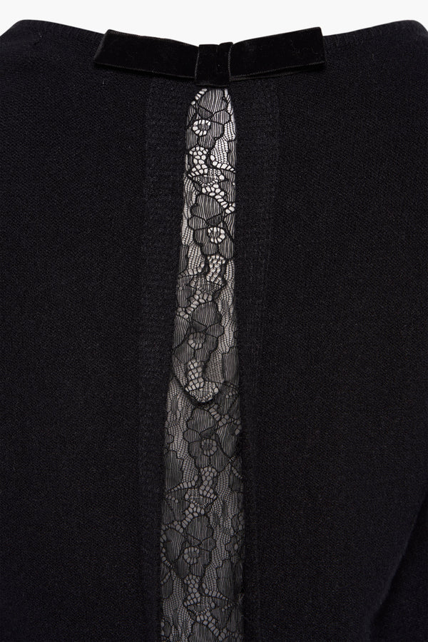Pull col V Noir - Molly Bracken