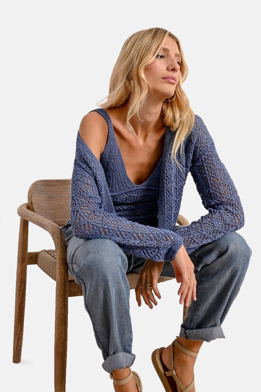 Gilet Bleu - Molly Bracken