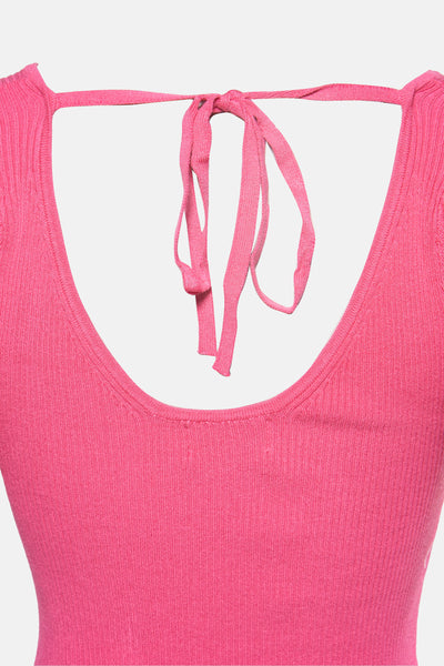 Top uni manches courtes Rose - Molly Bracken