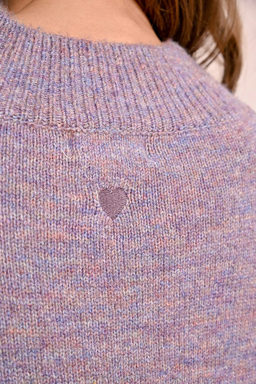 Trui met ronde hals Mauve - Molly Bracken
