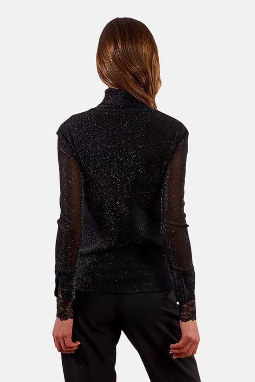 T-shirt met lange mouwen - zwart