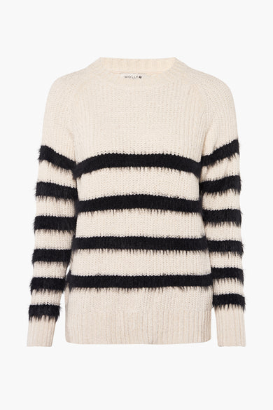 Pull col rond Blanc - Molly Bracken