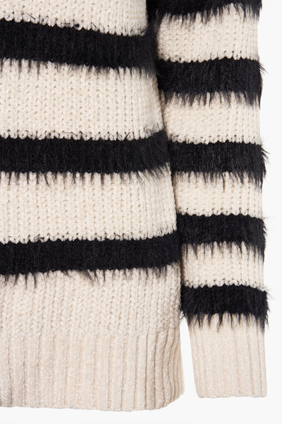 Pull col rond Blanc - Molly Bracken
