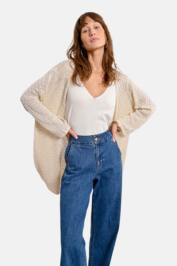 Gilet OFF WHITE DENIM - Molly Bracken