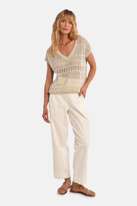 Pull col V agenté - Molly Bracken