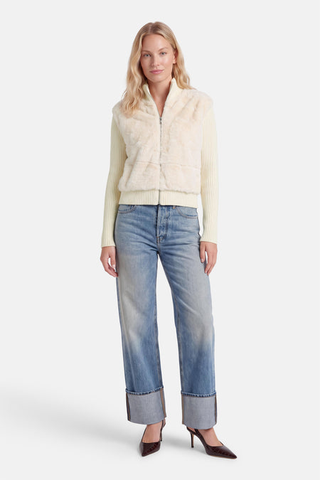 Gilet - écru