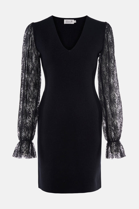 Robe à manches longues - noir