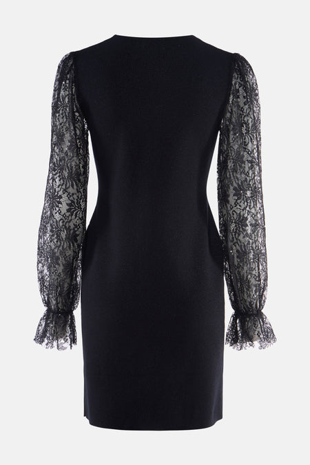 Robe à manches longues - noir