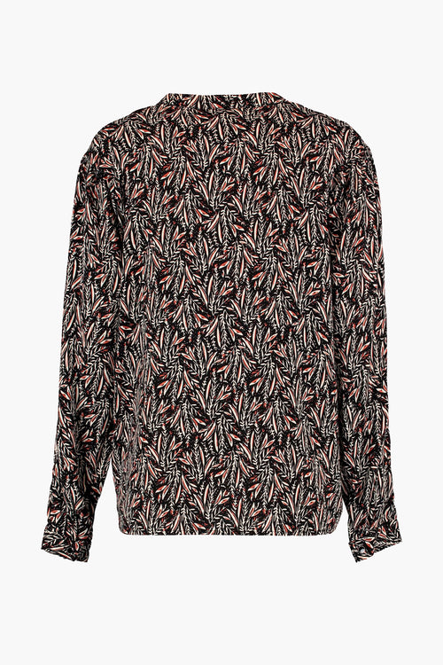 Blouse à manches longues - multicolore