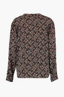 Blouse à manches longues - multicolore