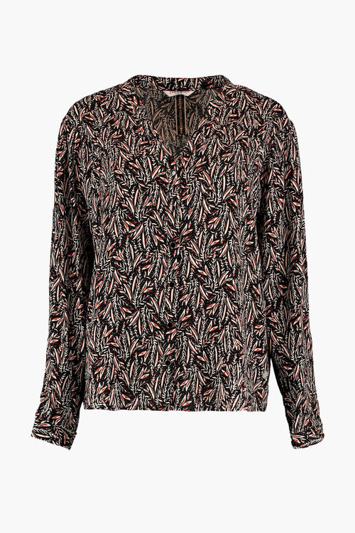 Blouse à manches longues - multicolore