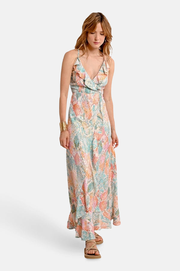	Dames tops kleed zonder mouw Multicolor - Molly Bracken