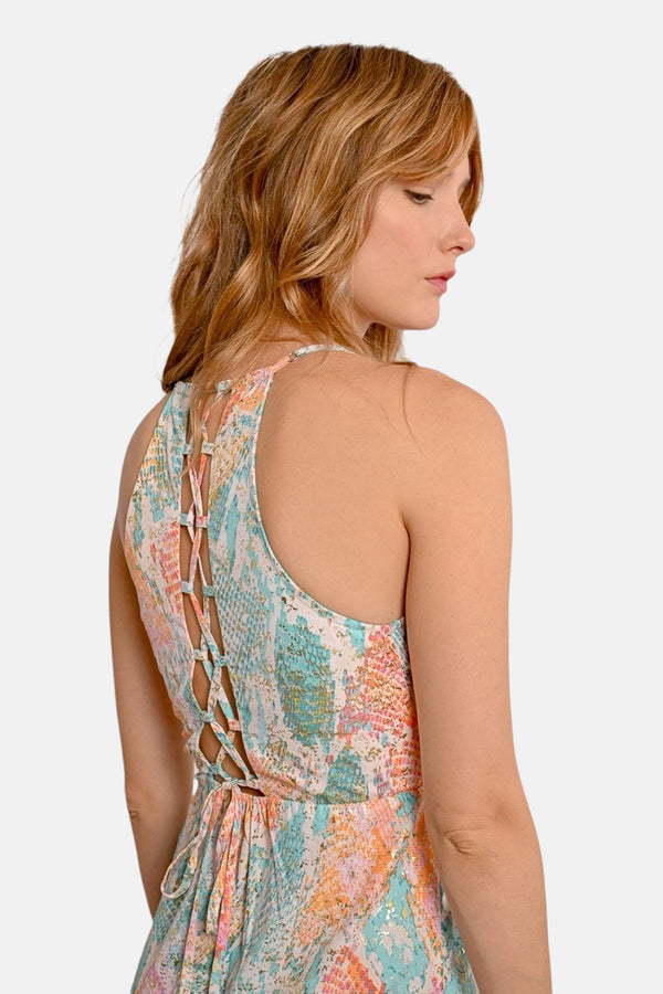 	Dames tops kleed zonder mouw Multicolor - Molly Bracken