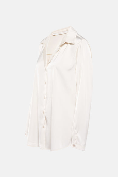Blouse à manches longues - écru