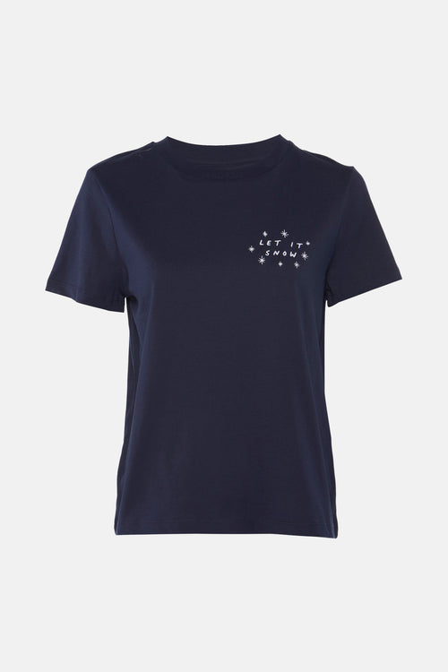 T-shirt met korte mouwen - blauw
