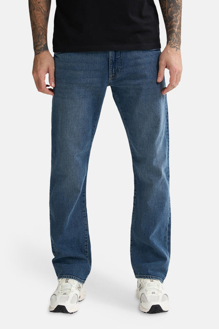 LEWIS - mid blue denim