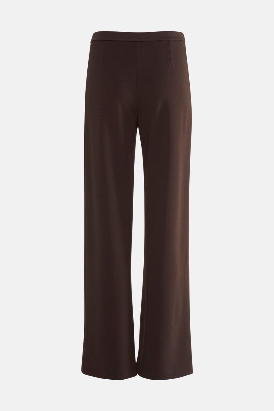 Bruine AMELIE ET AMELIE broek, ruime pasvorm, op een eenduidig fond.