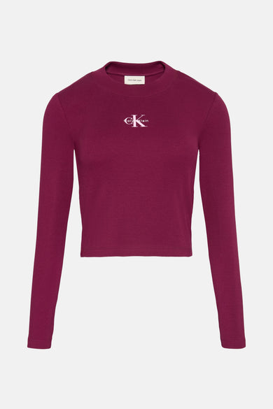 T-shirt met lange mouwen - Bordeaux