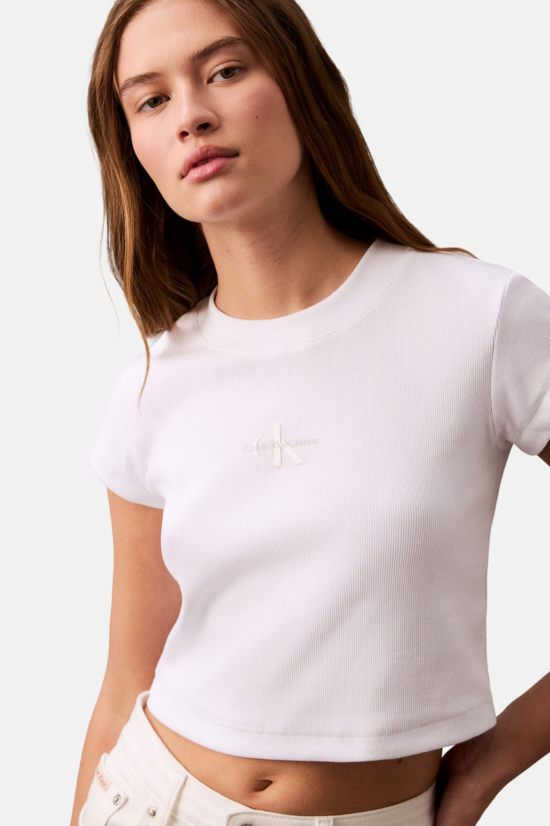 Top (korte mouwen) wit - Calvin Klein