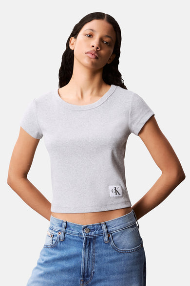 T-shirt met korte mouwen - grijs