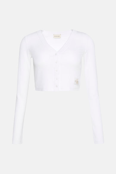 T-shirt met lange mouwen - wit