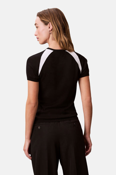 T-shirt met korte mouwen - zwart