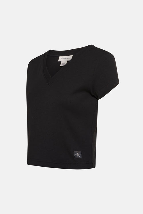Top uni manches courtes Noir - Calvin Klein